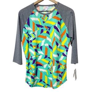 LuLaRoe Randy Grey Women's Long Sleeve SIZE MEDIUM BRAND NEW WITH TAGS